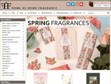 Tablet Screenshot of homeofhomefragrance.co.uk